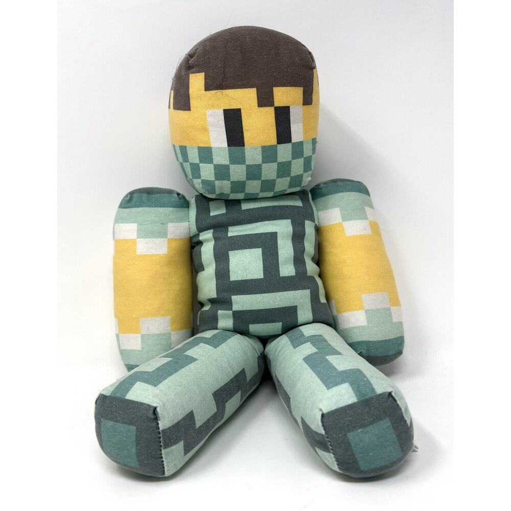 Large Minecraft Stuffed Toy Plush Skin USA 16” Video Game HAPPY TOY MACHINE
